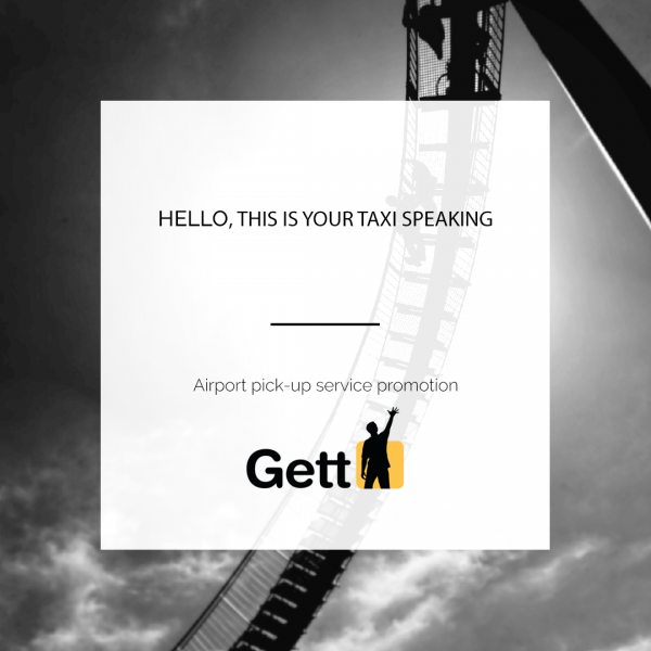 GETT | AIRPORT PICK-UP SERVICE PROMOTION
